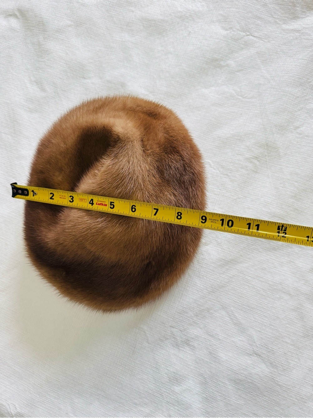 Eaton Natural Brown Fur Hat with Gold-Trim Label - Picture 8 of 8